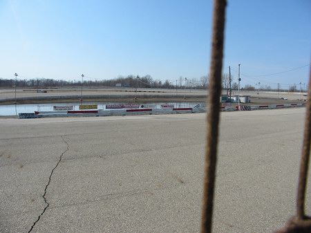 Tri-City Motor Speedway - Track Photo From Water Winter Wonderland
